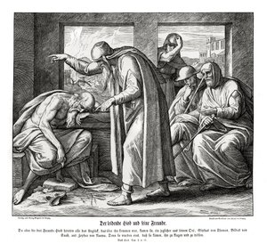 Jobs venner, Job av Julius Schnorr von Carolsfeld