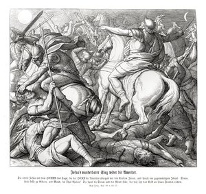 Josvas seier over amorittene, Josva av Julius Schnorr von Carolsfeld