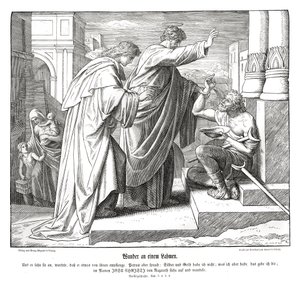 Mirakel av den lamme mannen, Apostlenes gjerninger av Julius Schnorr von Carolsfeld