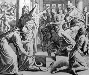 Moise og Aaron av Julius Schnorr von Carolsfeld