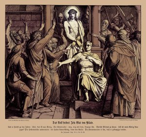 Pontius Pilatus, Johannesevangeliet av Julius Schnorr von Carolsfeld
