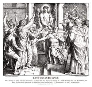 Pontius Pilatus, Johannesevangeliet av Julius Schnorr von Carolsfeld