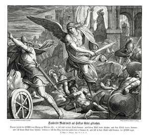 Hiskias bønn, 2. Kongebok av Julius Schnorr von Carolsfeld