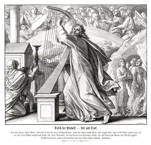 Psalms - praise and thanks av Julius Schnorr von Carolsfeld