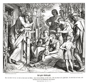 Barneoppdragelse, Siraks bok av Julius Schnorr von Carolsfeld