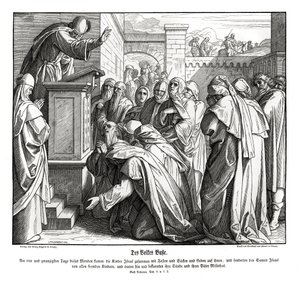 Folkets omvendelse, Nehemja av Julius Schnorr von Carolsfeld