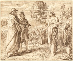 Ruth og Boas av Julius Schnorr von Carolsfeld