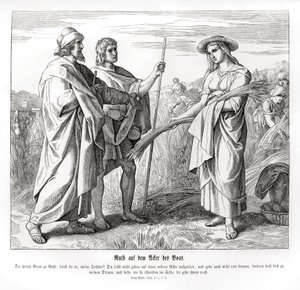 Ruth in the fields of Boaz, Ruth av Julius Schnorr von Carolsfeld