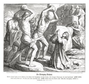 Steining av Stefanus, Apostlenes gjerninger av Julius Schnorr von Carolsfeld