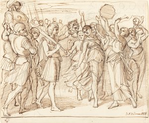 Davids triumf av Julius Schnorr von Carolsfeld
