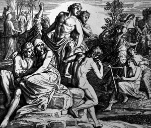 De syndige englene av Julius Schnorr von Carolsfeld
