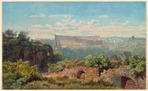 Colosseum sett fra Palatinerhøyden av Julius Zielke