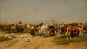 Markedet av Julius von Blaas