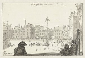 Festen for grunnlovens etablering 19. mai 1798 av Jurriaan Andriessen