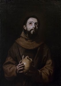 St Francis av Jusepe de (1591-1652) Ribera