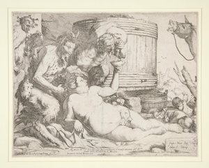 Bacchanal (Drunken Silenus) av Jusepe de Ribera
