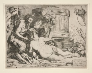 Bacchanal (Drunken Silenus) av Jusepe de Ribera