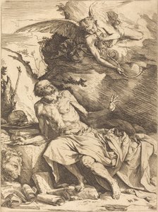 Den hellige Jerome som hører den siste doms trompet av Jusepe de Ribera