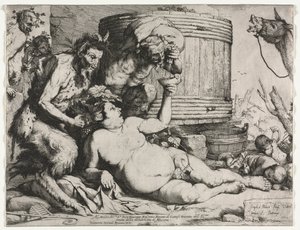 Silenus, 1628 av Jusepe de Ribera
