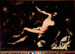The Martyrdom of Saint Barthelemy Maleri av Jusepe de Ribera dit lo Spagnoletto (1591-1652) ca. 1630 Søn. 145x216 cm Firenze, Palazzo Pitti, Galleria Palatina av Jusepe de Ribera