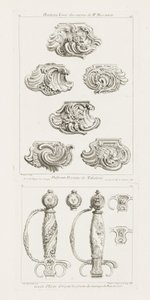 Ulike design for snusbokser, første side [Ulike design for snusbokser], s. 49 i arbeid av Juste Aurèle Meissonnier