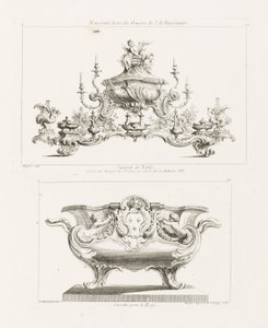 Niende verksserie av J.A. Meisonnier, Surtout de Table av Juste Aurèle Meissonnier