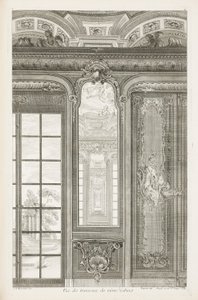 Utsikt over bryggene i samme kabinett; Utsikt over bryggene i samme skap, 3. plate av Juste Aurèle Meissonnier