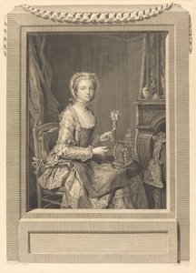 Savner hans søster av Juste Chevillet after Jean Gaspard Heilmann