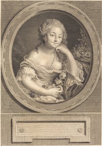 Det lette plagget av Juste Chevillet after Pierre Antoine Baudouin