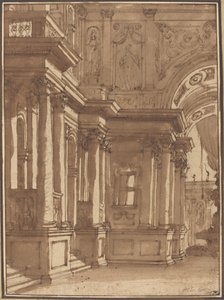 Interiøret i et palass av Juste François Boucher