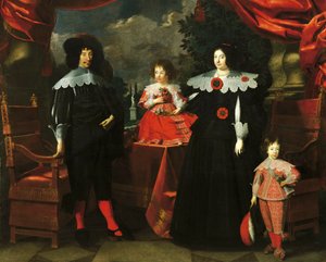 Italia, Modena, familien til Francesco I d