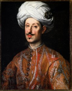 Portrett av Ferdinando II de Medici (Ferdinand II de Medicis) (1610-1670) i ​​orientalsk drakt Maleri av Justus Sustermans (1597-1681) Firenze fra 1600-tallet, Pitti-palasset