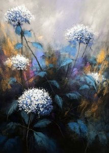 Drømmende blå blomster