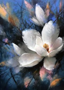 Elegant Magnolia Bloom av Justyna Jaszke