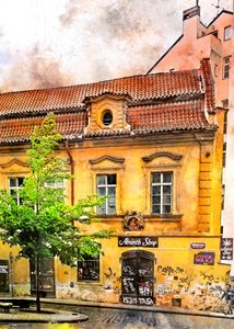 Den historiske absintbutikken av Justyna Jaszke