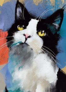 Den livlige smokingkatten av Justyna Jaszke