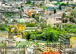 Akvarellkunst fra Warszawa, Polen (6) av Justyna Jaszke