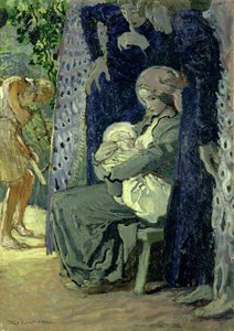 Holy Family, ca. 1913 (olje på lerret)