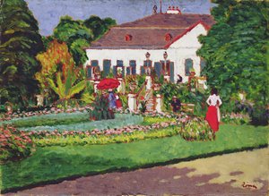 Herregård i Kertvelyes, 1907 av József Rippl Rónai