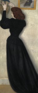 Slank kvinne med vase, 1894 av József Rippl Rónai