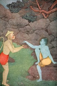 Rama sendte signetringen sin til Sita, 1913.