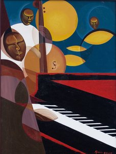 Cobalt Jazz, 2007 (olje og akryl på lerret)