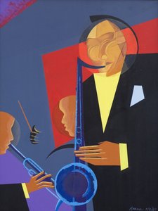 Jazz Sharp, 2007 (olje og akryl på lerret)
