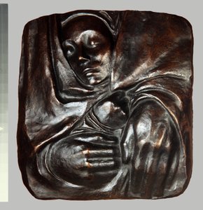 Hvil i hans henders fred, 1936 (bronse)