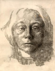 Selvportrett av Käthe Kollwitz