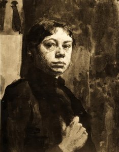 Selvportrett av Käthe Kollwitz