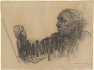 Selvportrett av Käthe Kollwitz