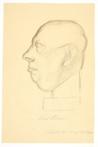 Portrett av maleren Carl Holsøe (1863-1935)