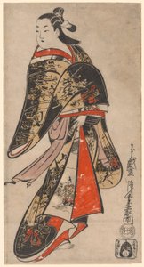 Courtesan Walking av Kaigetsudo Anchi