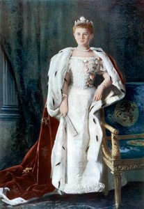 Dronning Wilhelmina av Nederland, tidlig på 1900-tallet. av Kaineke